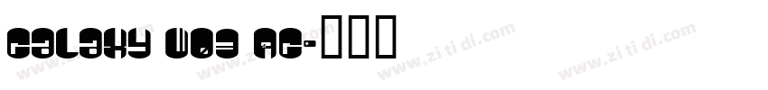 Galaxy W03 Rg字体转换